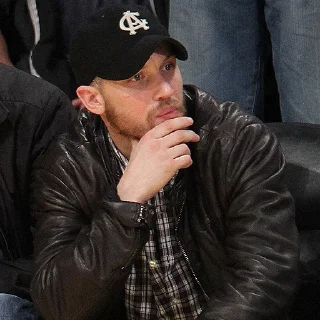 🤔-Tom Hardy, Telegram Sticker