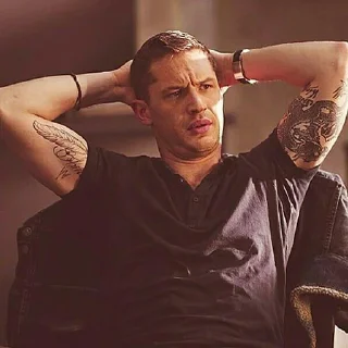 😒-Tom Hardy, Telegram Sticker