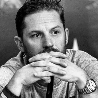 😐-Tom Hardy, Telegram Sticker