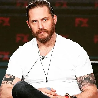 😒-Tom Hardy, Telegram Sticker