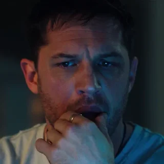 🤔-Tom Hardy, Telegram Sticker