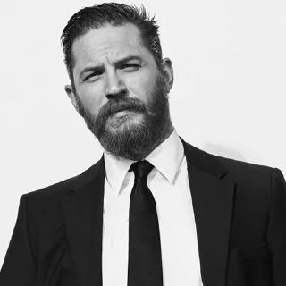 😐-Tom Hardy, Telegram Sticker