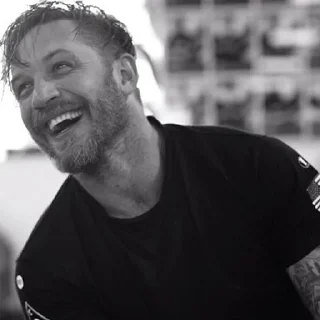 😂-Tom Hardy, Telegram Sticker