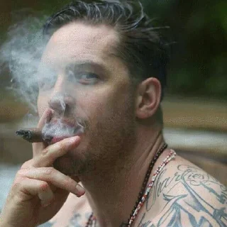 🚬-Tom Hardy, Telegram Sticker