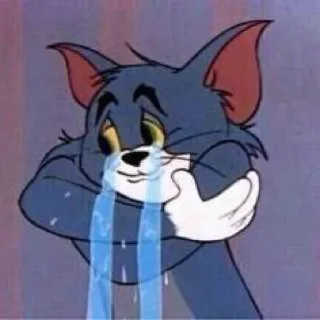😭-Tom, Telegram Sticker