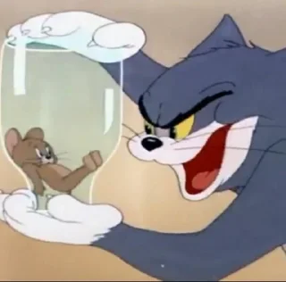 🐭-Tom and Jerry @lord_cullen, Telegram Sticker