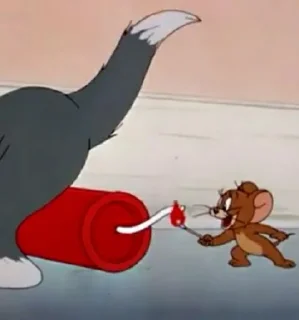🐭-Tom and Jerry @lord_cullen, Telegram Sticker