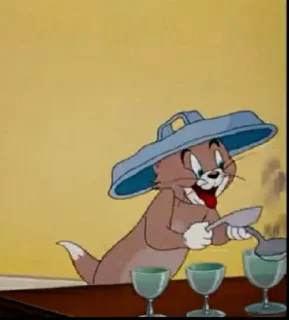 🐭-Tom and Jerry @lord_cullen, Telegram Sticker
