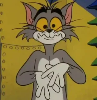 🐭-Tom and Jerry @lord_cullen, Telegram Sticker