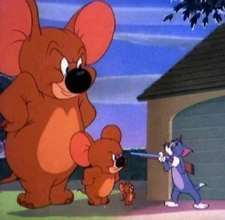 🐭-Tom and Jerry @lord_cullen, Telegram Sticker