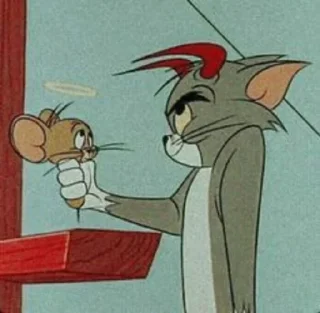 🐭-Tom and Jerry @lord_cullen, Telegram Sticker