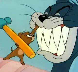 🐭-Tom and Jerry @lord_cullen, Telegram Sticker