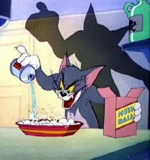 🐭-Tom and Jerry @lord_cullen, Telegram Sticker