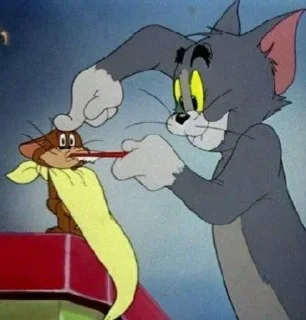 🐭-Tom and Jerry @lord_cullen, Telegram Sticker