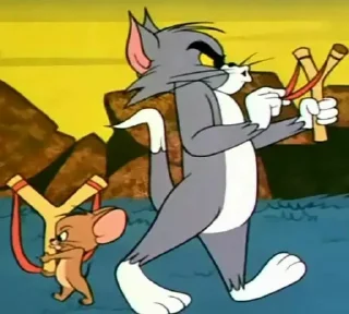 🐭-Tom and Jerry @lord_cullen, Telegram Sticker