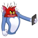 😡-Tom and Jerry, Telegram Sticker