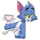 😌-Tom and Jerry, Telegram Sticker