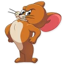 😤-Tom and Jerry, Telegram Sticker