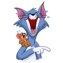 😂-Tom and Jerry, Telegram Sticker