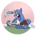 😀-Tom and Jerry, Telegram Sticker