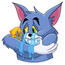 😢-Tom and Jerry, Telegram Sticker