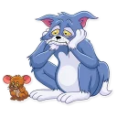 😞-Tom and Jerry, Telegram Sticker