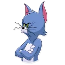 😤-Tom and Jerry, Telegram Sticker