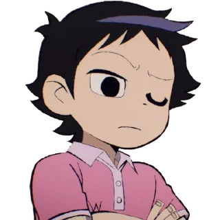 🤨-Tomo's Stickers, Telegram Sticker