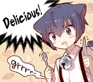 🤤-Tomo's Stickers, Telegram Sticker