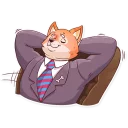 😌-Top Dog, Telegram Sticker