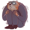 😨-Top Dog, Telegram Sticker