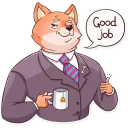 👍-Top Dog, Telegram Sticker
