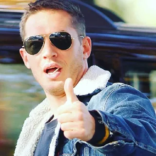 👍-Tom hardy, Telegram Sticker