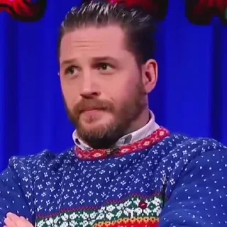 😐-Tom hardy, Telegram Sticker