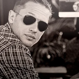 😎-Tom hardy, Telegram Sticker