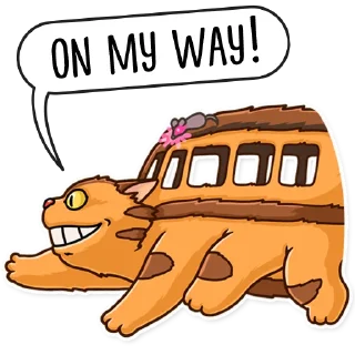 🚌-Totoro, Telegram Sticker