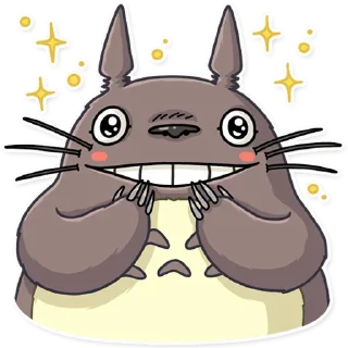 🤩-Totoro, Telegram Sticker