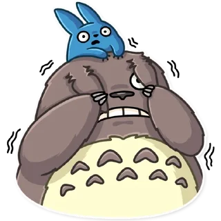 😱-Totoro, Telegram Sticker