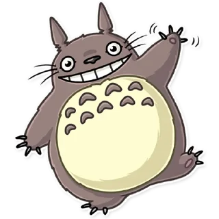 👋-Totoro, Telegram Sticker
