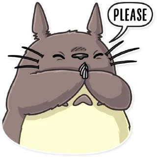 🙏-Totoro, Telegram Sticker