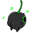 🍑-Toxic Cherry, Telegram Sticker