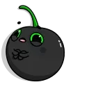 😳-Toxic Cherry, Telegram Sticker