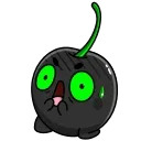 😱-Toxic Cherry, Telegram Sticker