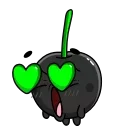😍-Toxic Cherry, Telegram Sticker