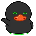 👋-Toxic Duck, Telegram Sticker