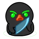 😠-Toxic Duck, Telegram Sticker
