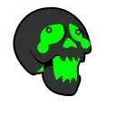 😂-Toxic Skull, Telegram Sticker