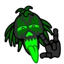 🤟-Toxic Skull, Telegram Sticker