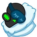 😴-Toxic Skull, Telegram Sticker