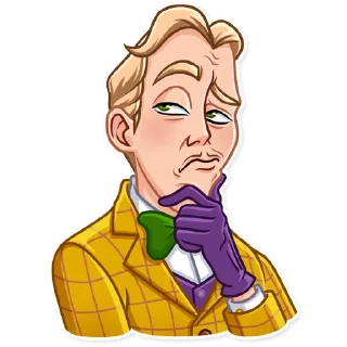 🤔-James McTout, Telegram Sticker